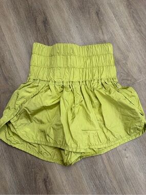 FP Movement High Rise Running Shorts Women’s XS Green 0502
